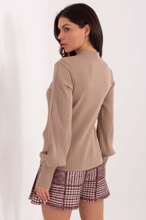 Bluzka Model RV-BZ-A1053.50 Dark Beige - Rue Paris Rue Paris