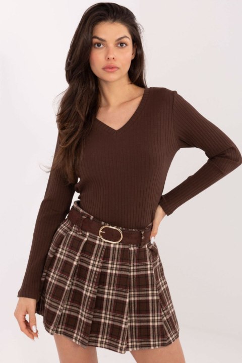 Bluzka Model RV-BZ-A1054.34 Dark Beige - Rue Paris Rue Paris