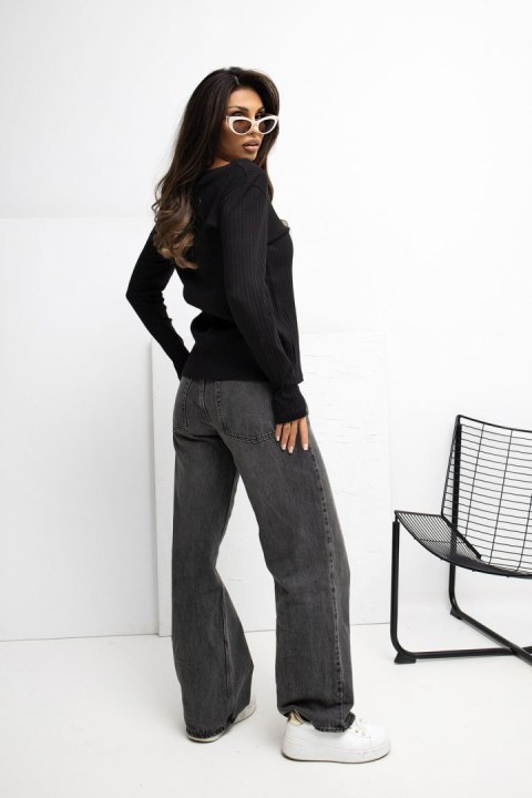 Bluzka Model RV-BZ-A1056.11 Black - Rue Paris Rue Paris