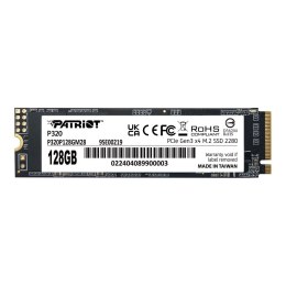 Dysk SSD Patriot P320 128GB M.2 2280 PCIe Gen3 x4 NVMe (1600/1000 MB/s) Patriot Memory