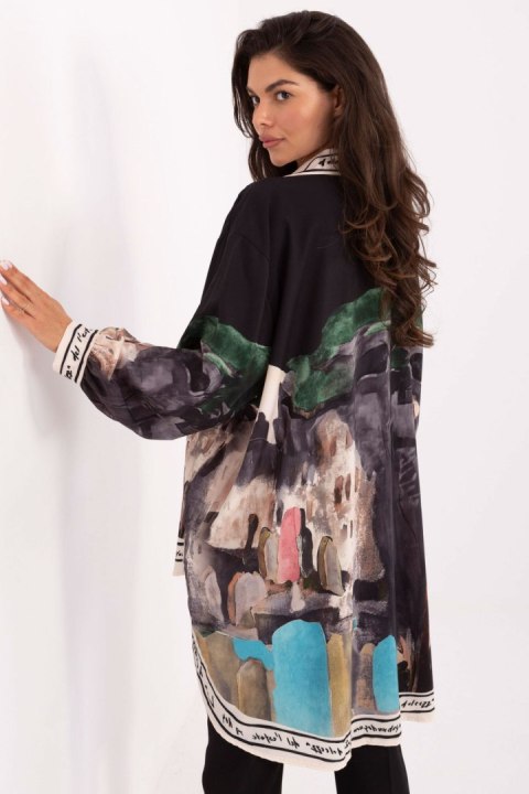 Koszula Damska Model IT-KS-18729.12 Black - Rue Paris Rue Paris