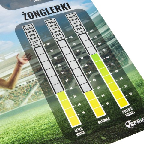 Mata treningowa piłkarska Sprintigo ProMat XXL 180x120 i Zdrapka Piłkarza