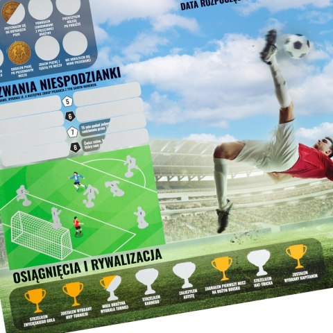 Mata treningowa piłkarska Sprintigo ProMat XXL 180x120 i Zdrapka Piłkarza