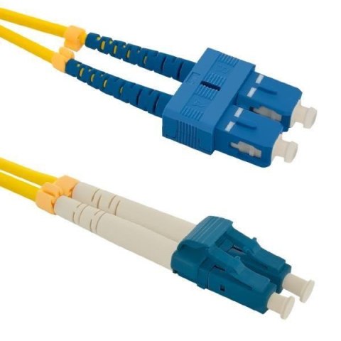 Patchcord Światłowodowy Qoltec SC/UPC-LC/UPC SM 9/125 G652D 3m Qoltec