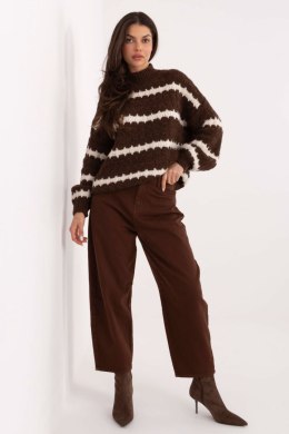 Spodnie Jeansy Damskie Model VM-SP-BS955-60.36 Brown - Factory Price Factory Price