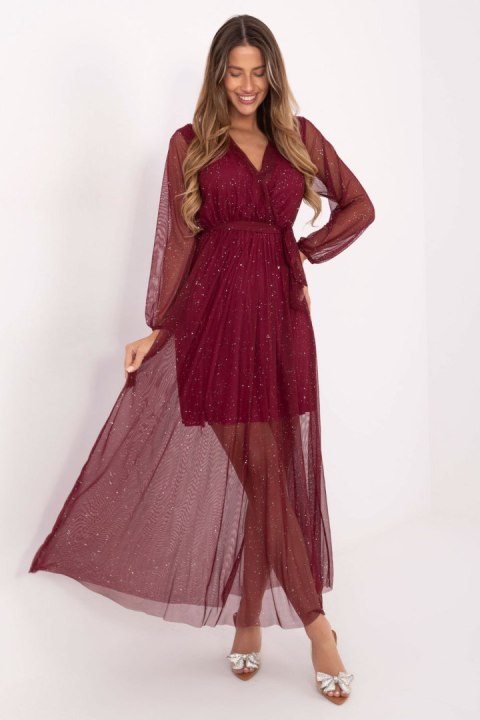 Sukienka Model IT-SK-21808.01 Bordo - Italy Moda Italy Moda