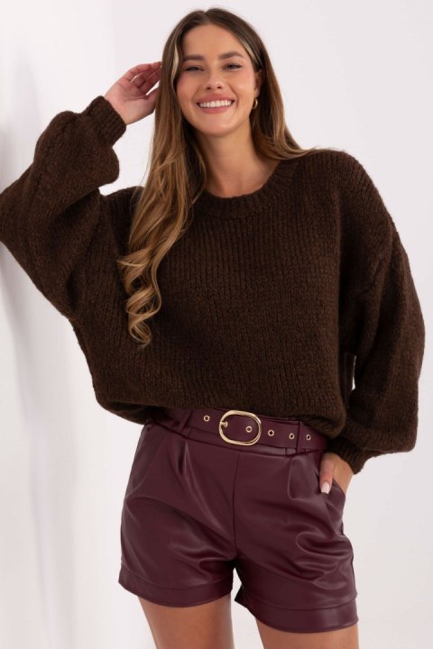 Szorty Damskie Model IT-SN-FL8701.97 Bordo - Rue Paris Rue Paris