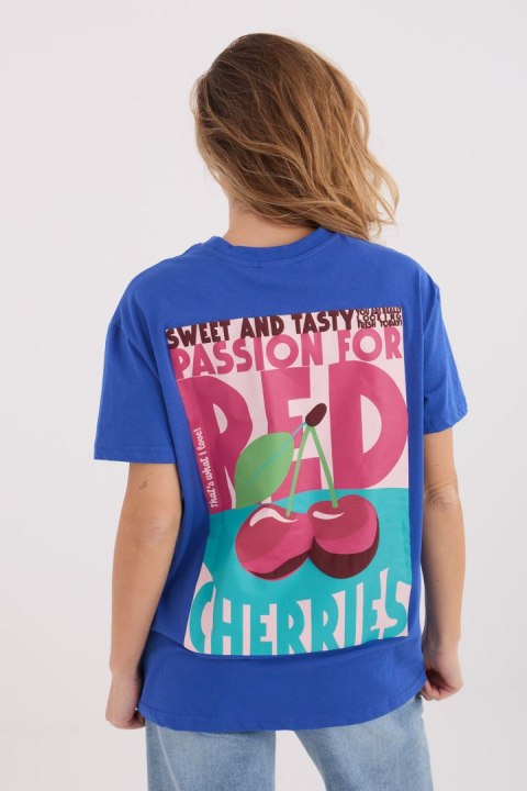 Tshirt Damski Model D12022AH02645W Dark Blue - Sublevel Sublevel