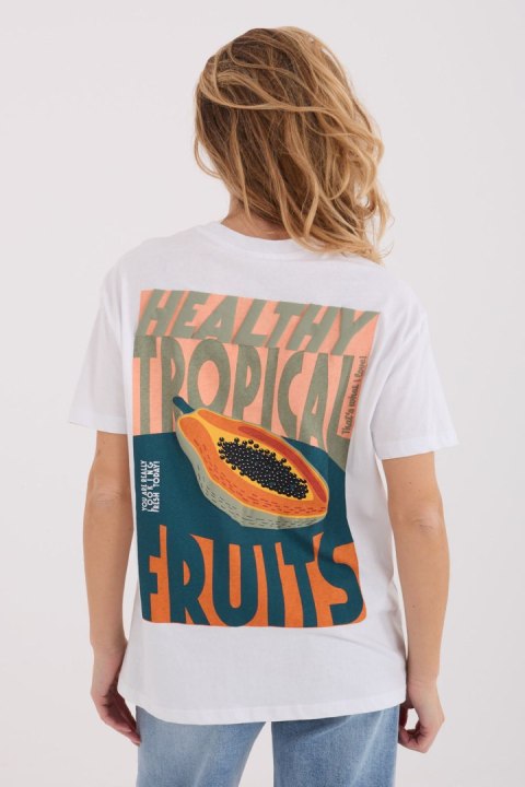 Tshirt Damski Model D12022AH02645W White - Sublevel Sublevel