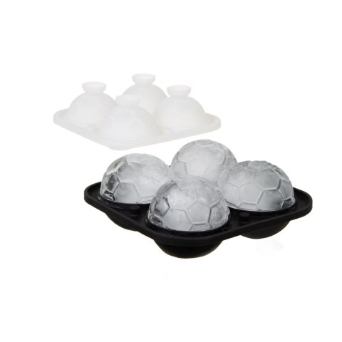 Zestaw Kibica - szklanka do whisky z piłką i forma do lodu piłki