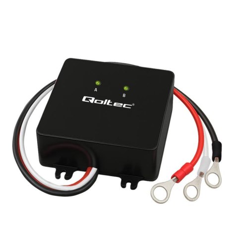 Balanser napięcia Qoltec 24V do akumulatorów 2x12V | 5A | LiFePO4 AGM GEL Qoltec