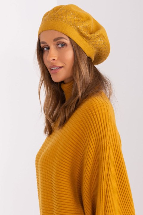 Beret Model AT-CZ-231605.21P Dark Yellow - AT AT