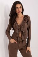 Bluzka Model IT-BZ-21837.00 Brown - Italy Moda Italy Moda