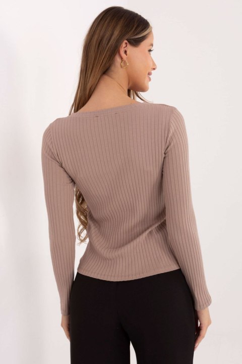 Bluzka Model RV-BZ-A1045.99 Dark Beige - Rue Paris Rue Paris