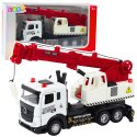 Ciężarówka Z Dźwigiem Metalowa Kabina Regulowany Wysięgnik Światła Dźwięki LEAN Toys