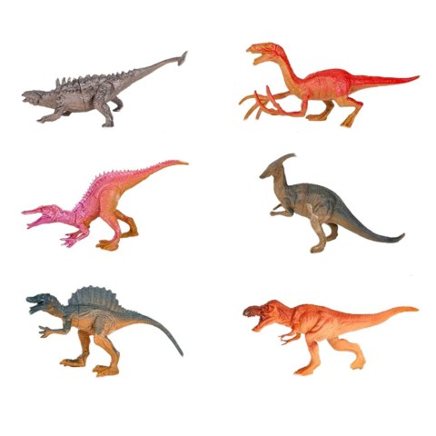 Klasyczna Kolejka Pociąg RC Dinozaury Światła Dźwięki Dym 39 el. LEAN Toys