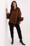 Koszula Damska Model IT-KS-8381.56 Brown - Italy Moda Italy Moda