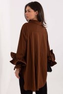 Koszula Damska Model IT-KS-8381.56 Brown - Italy Moda Italy Moda