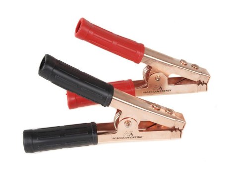 Krokodylki 400A 2szt Maclean MCE36 R/B Maclean