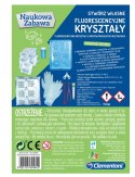 Naukowa Zabawa Zestaw Fluorescencyjne Kryształy Język Polski Clementoni 60584 Clementoni