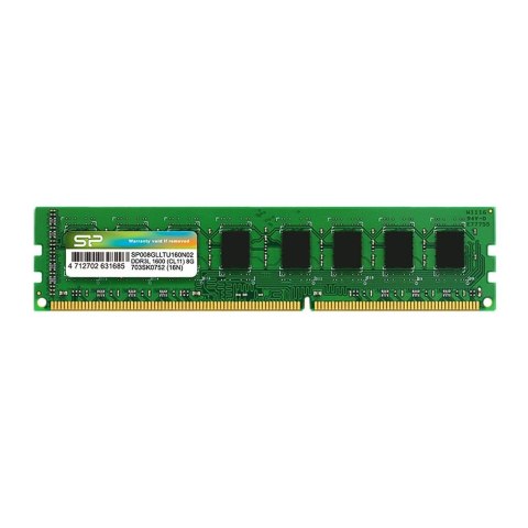 Pamięć UDIMM DDR3 Silicon Power 8GB (1x8GB) 1600MHz CL11 1,35V Silicon Power
