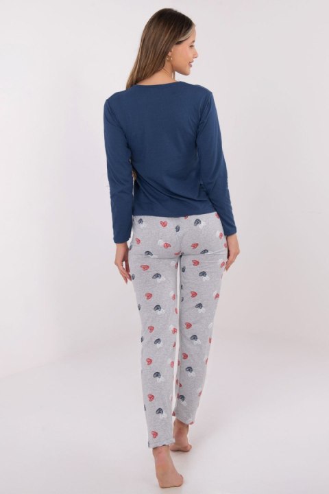 Piżama Damska Model DU-PI-FP-009.84 Dark Blue - Forever Pink Forever Pink