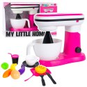 Robot Kuchenny Blender Zabawkowy Dla Dzieci Akcesoria Owoce Różowy LEAN Toys