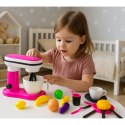 Robot Kuchenny Blender Zabawkowy Dla Dzieci Akcesoria Owoce Różowy LEAN Toys