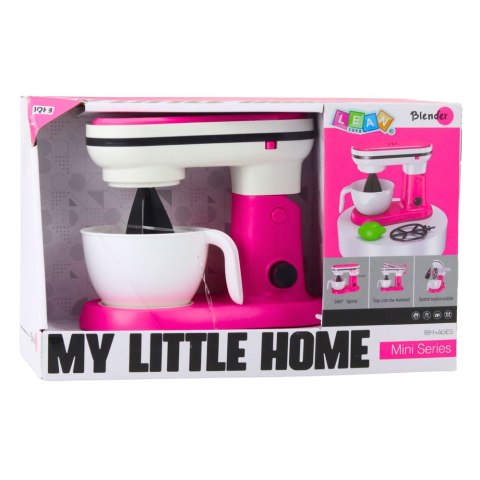 Robot Kuchenny Blender Zabawkowy Dla Dzieci Akcesoria Owoce Różowy LEAN Toys