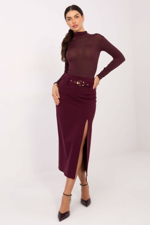 Spódnica Model IT-SD-FL7393.26 Bordo - Rue Paris Rue Paris