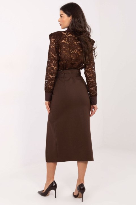 Spódnica Model IT-SD-FL7393.26 Brown - Rue Paris Rue Paris