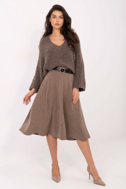 Spódnica Model IT-SD-FL9838.49 Dark Beige - Rue Paris Rue Paris