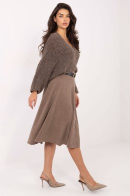 Spódnica Model IT-SD-FL9838.49 Dark Beige - Rue Paris Rue Paris