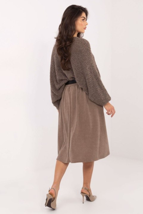 Spódnica Model IT-SD-FL9838.49 Dark Beige - Rue Paris Rue Paris