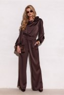 Spodnie Damskie Model Elsa CBR SPD0034 Dark Brown - Roco Fashion Roco Fashion