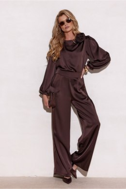 Spodnie Damskie Model Elsa CBR SPD0034 Dark Brown - Roco Fashion Roco Fashion