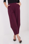 Spodnie Damskie Model IT-SP-FL8557.46 Bordo - Rue Paris Rue Paris