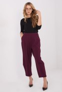 Spodnie Damskie Model IT-SP-FL8557.46 Bordo - Rue Paris Rue Paris