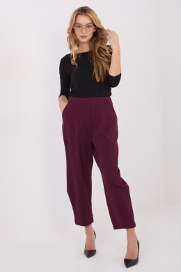 Spodnie Damskie Model IT-SP-FL8557.46 Bordo - Rue Paris Rue Paris