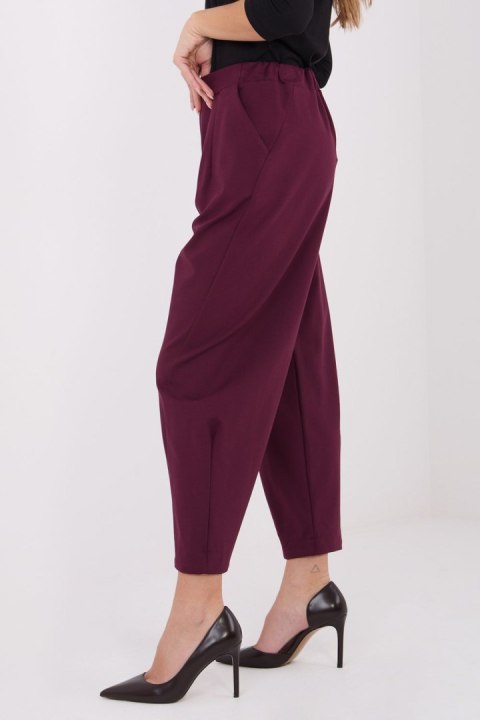 Spodnie Damskie Model IT-SP-FL8557.46 Bordo - Rue Paris Rue Paris