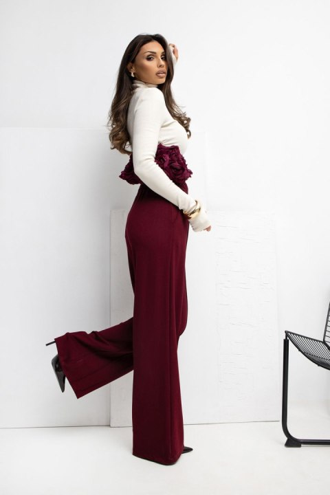 Spodnie Dresowe Model RV-DR-A1062.48 Bordo - Rue Paris Rue Paris