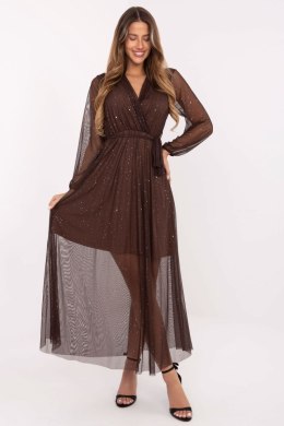 Sukienka Model IT-SK-21808.01 Brown - Italy Moda Italy Moda