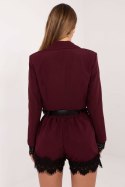 Szorty Damskie Model IT-SN-FL9965.88 Bordo - Italy Moda Italy Moda