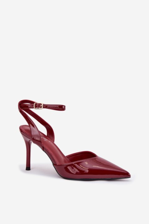 Szpilki Model Laretta LE149P Bordo - Step in style Step in style