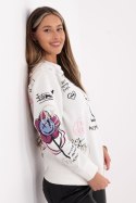 Bluza Damska Model D10608BC02804A White - Sublevel Sublevel