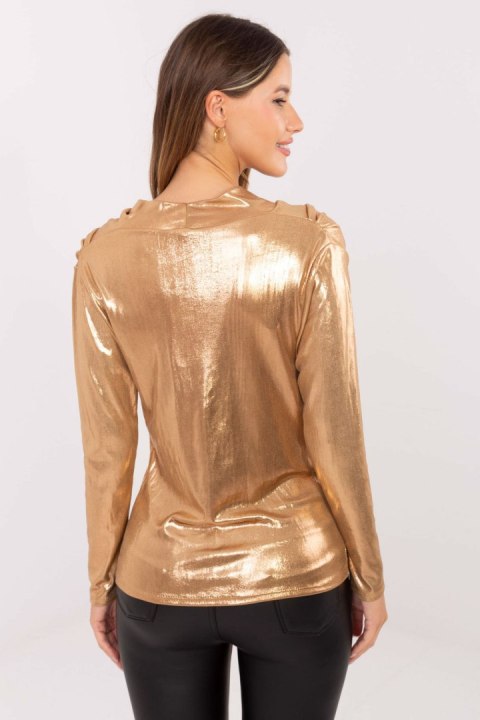 Bluzka Model DHJ-BZ-15268.30 Camel - Italy Moda Italy Moda