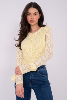Bluzka Model IT-BZ-9950.79 Light Yellow - Italy Moda Italy Moda