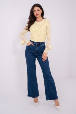 Bluzka Model IT-BZ-9950.79 Light Yellow - Italy Moda Italy Moda