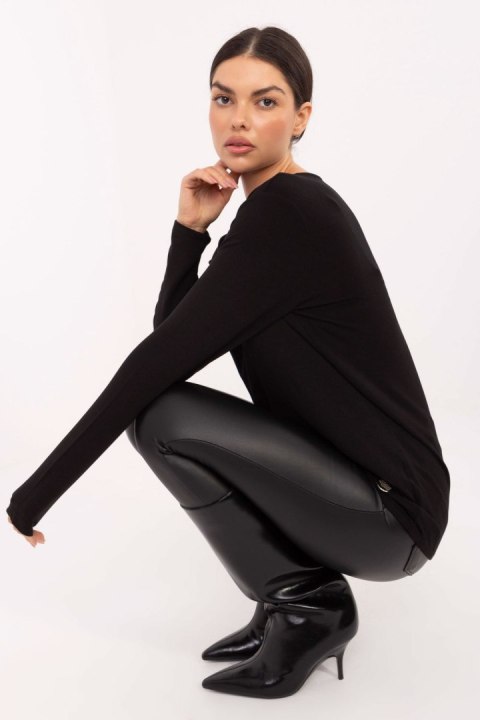 Bluzka Model RV-BZ-A-160.19P Black - Relevance Relevance