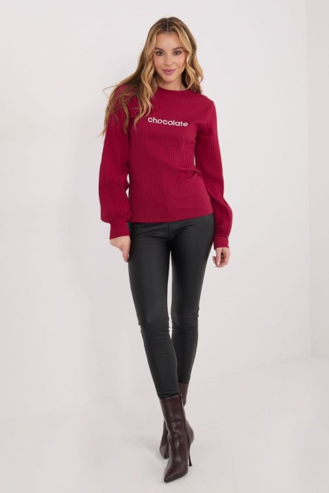Bluzka Model RV-BZ-A1051.96 Bordo - Rue Paris Rue Paris